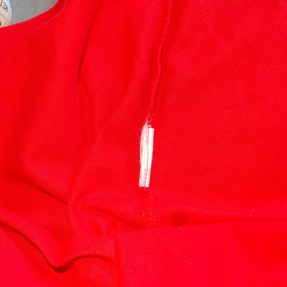 Polo Ralph Lauren Red Mesh Mini Polo Dress Women's Size M - Picture 9 of 10